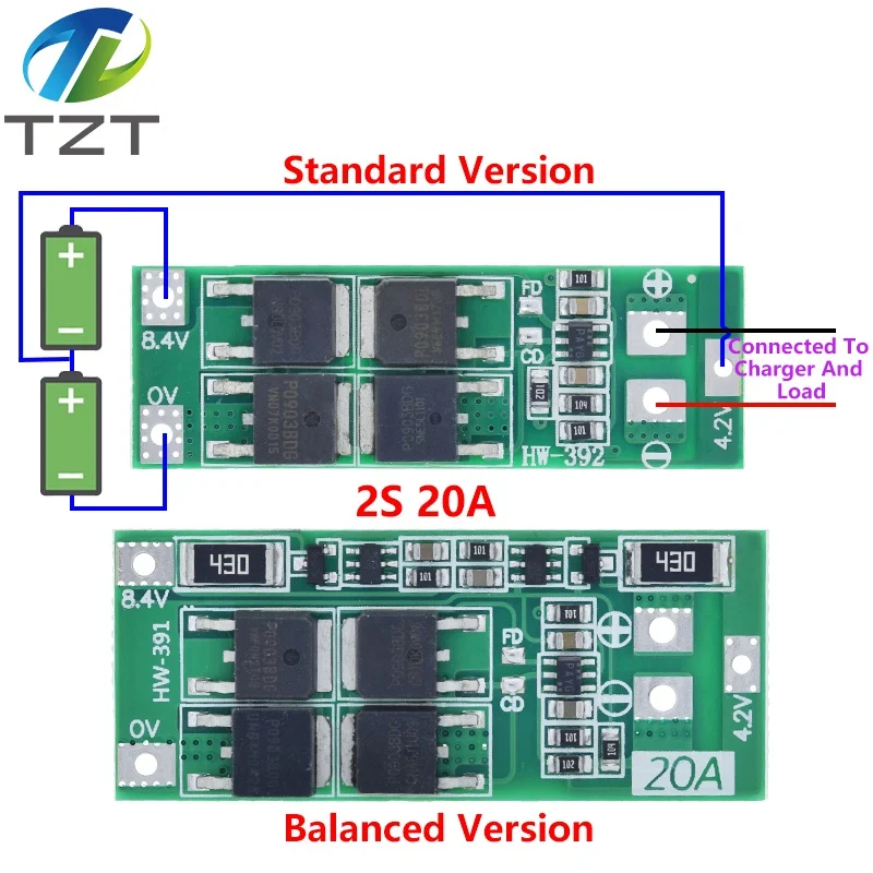 2S 20A 7 4 V 8 18650 Защитная плата литиевой батареи/Стандартная BMS/баланс для DIY - купить