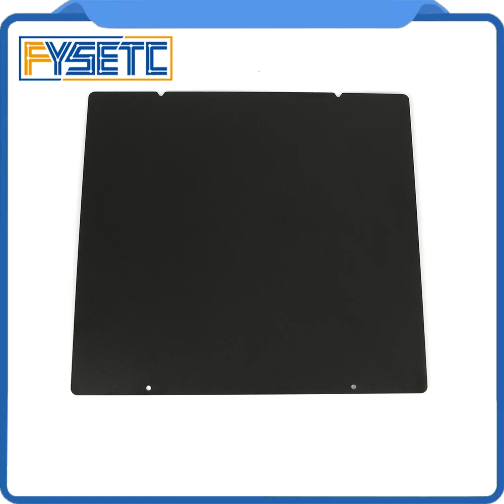 Черная двухсторонняя текстурированная пластина PEI с порошковым покрытием 310x310 мм