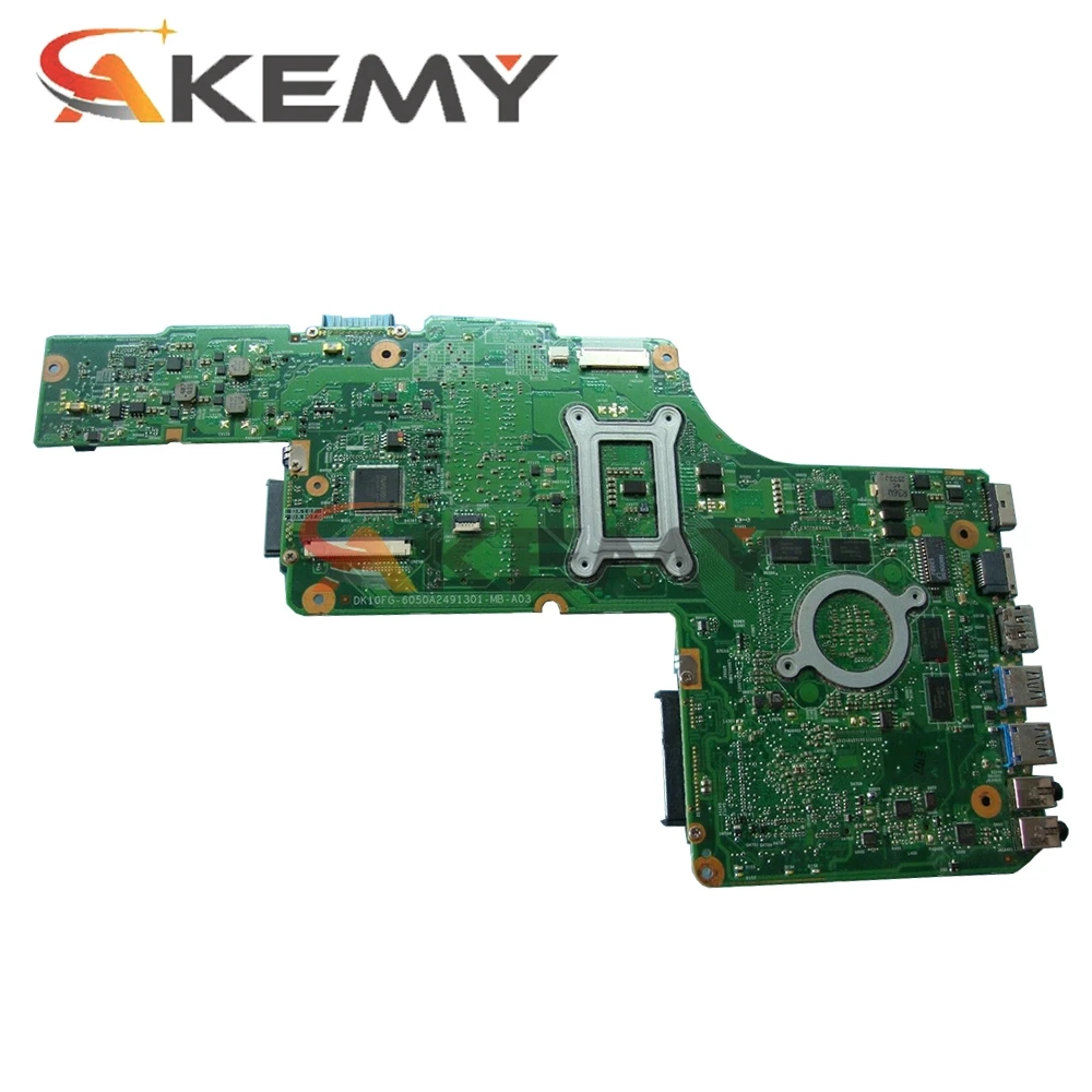 AKemy V000275060 материнская плата для ноутбука toshiba Satellite S855 C855 L855 DK10FG-6050A2491301-MB-A03 HD 7670M -