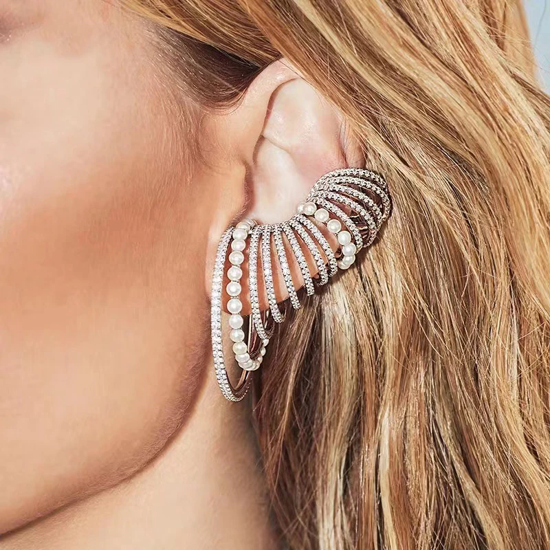 Модные очаровательные серебряные оригинальные 1:1 копия одно Золотое серебро