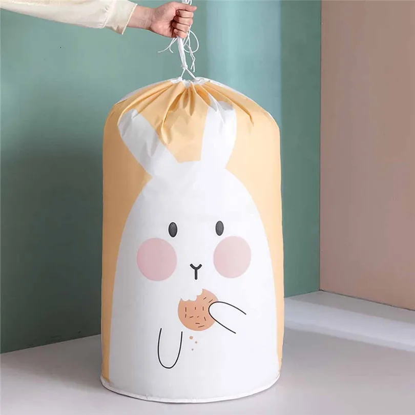 Новый PEVA цилиндрический мешок для хранения водонепроницаемый принт одеяло