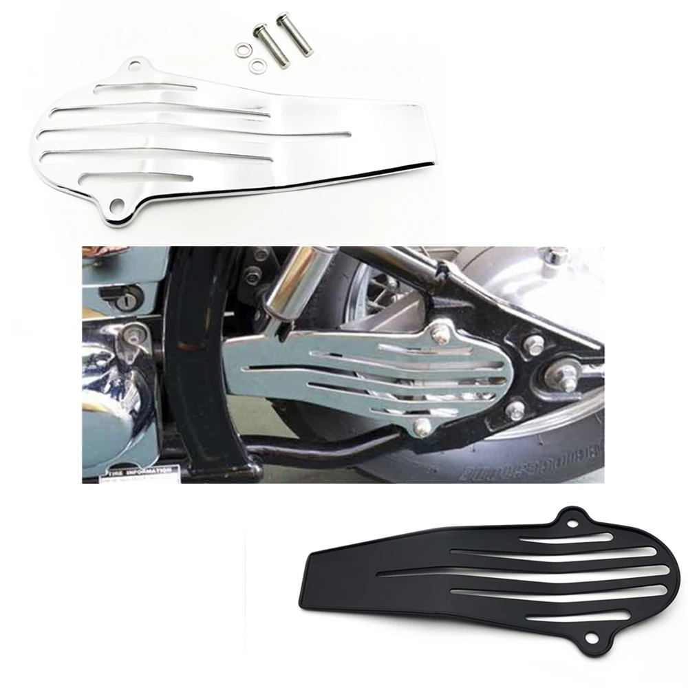 Chrome Iron Plate Drive Shaft Cover For Yamaha V-star 650 1100 Classic Custom 128mm