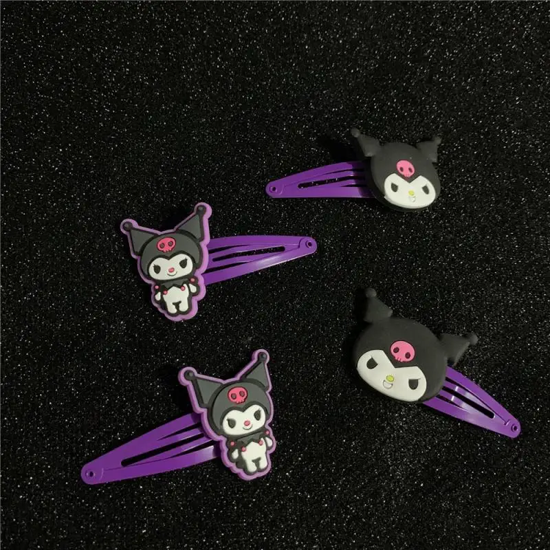 

Новинка Kawaii симпатичная милая и крутая красивая девушка карамельных цветов заколка для волос Kuromi Bb зажим челки зажим Рождественский подаро...