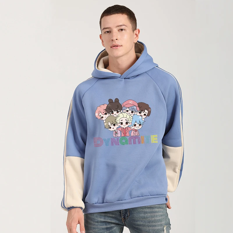 

Толстовка Bangtan Boys с динамитным рисунком, Мужская зимняя флисовая Повседневная Корейская женская кофта в стиле K-POP, Свитшот унисекс, топы оча...