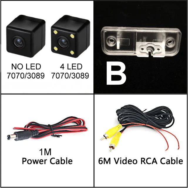 B Wire n Camera Для Mercedes Benz CLS SLK clk-класс C219 W219 R171 W209 A209 C209 Автомобильная резервная парковочная камера заднего вида HD ночного видения - Color Name: B Wire n Camera