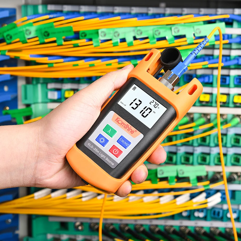 Komshine Ручной оптический стабильный источник светильник FTTH волоконная