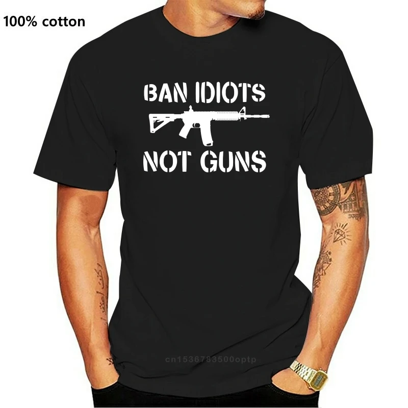 

New Ban Idiots Not Guns 2nd Amendment shirt Molon Labe AR15 Gun Rights 2021 TShirt