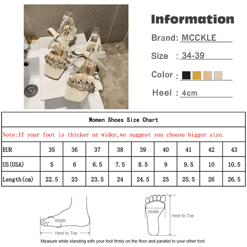 Сандалии женские с квадратным носком повседневные Модные босоножки из
