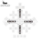 Светодиодные ленты Разъем 2345PIN угла 10 мм TLX Форма пайки для WS2811 WS2812B 3528 5050 5630 цветных (RGB) светодиодных лент светильник