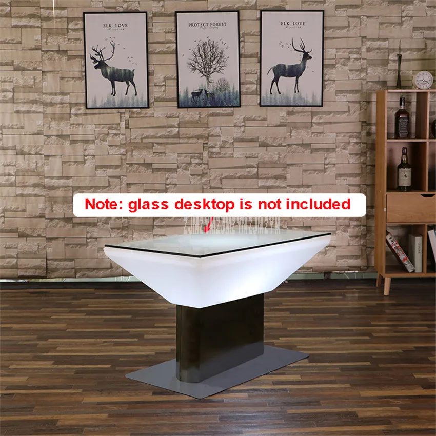 Лидер продаж светодиодный светящийся барный стол простой квадратный