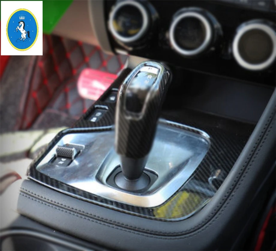 Yimaautotrim авто аксессуар центр управления шестерней панель переключения передач декоративная накладка ABS подходит для Jaguar E-pace E pace