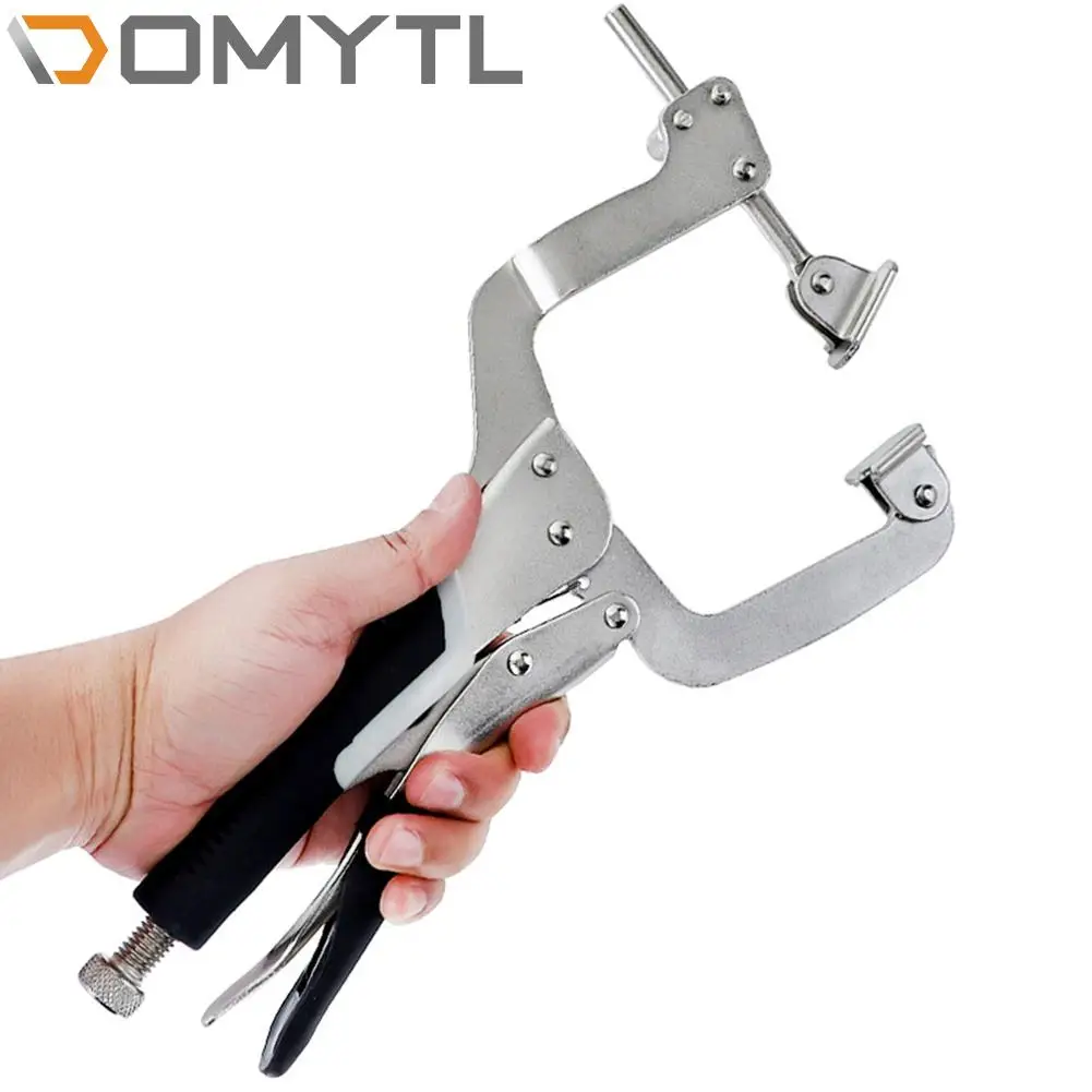 

Тиски 2 в 1, сварочные захваты, новый тип C, многофункциональная плоская головка, скошенное отверстие, быстрый зажим, деревообрабатывающий фи...