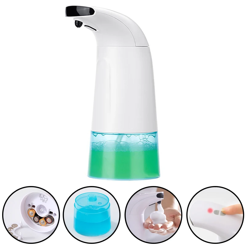 250 мл инфракрасный датчик автоматический диспенсер для мыла ванной кухни
