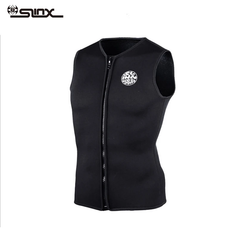 

SLINX Outdoor Unisex Wetsuits 3MM Neoprene Sleeveless Wetsuit Vest for Diving Surf Windsurf Kitesurfing