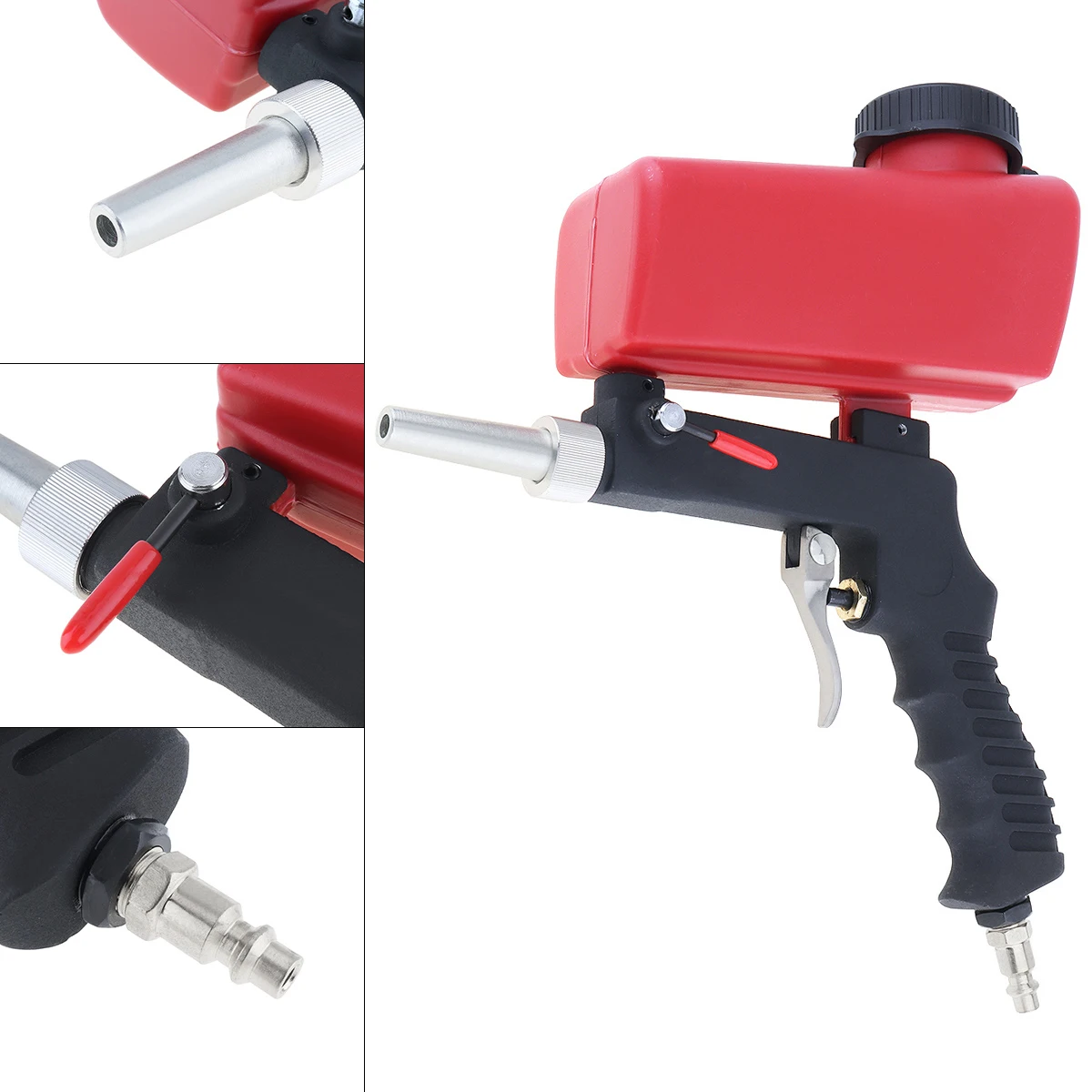 Портативный Ручной пневматический Пескоструйный пистолет пескоструйная