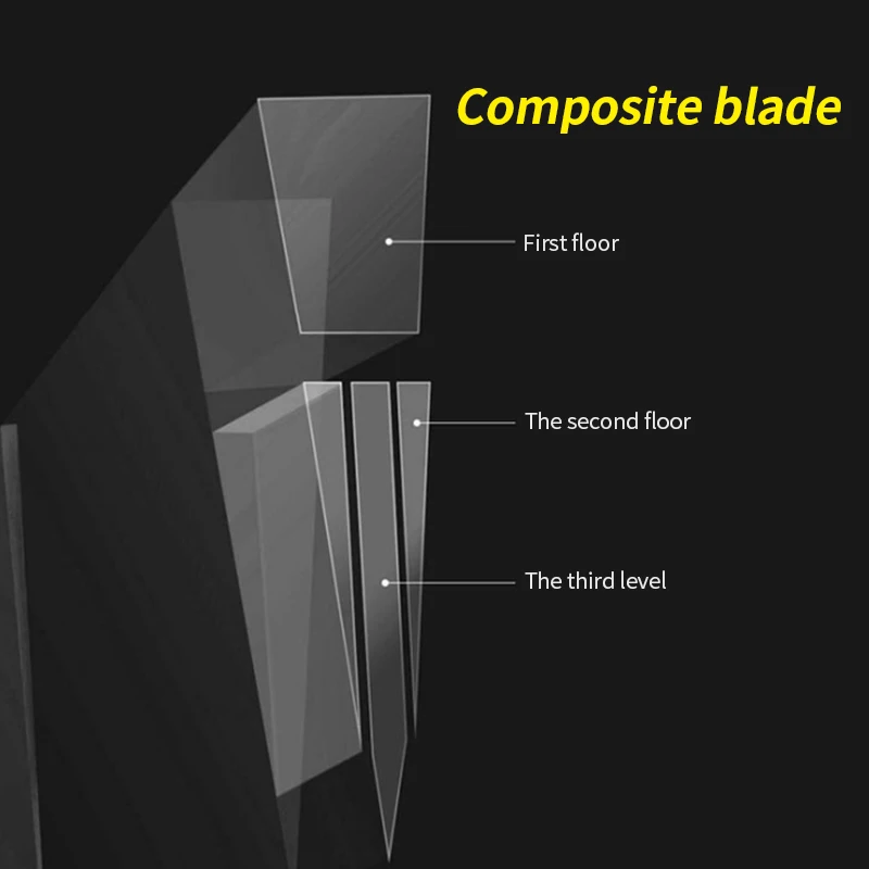 Набор кухонных ножей из дамасской стали с лазерным узором 6 шт. 440C японские