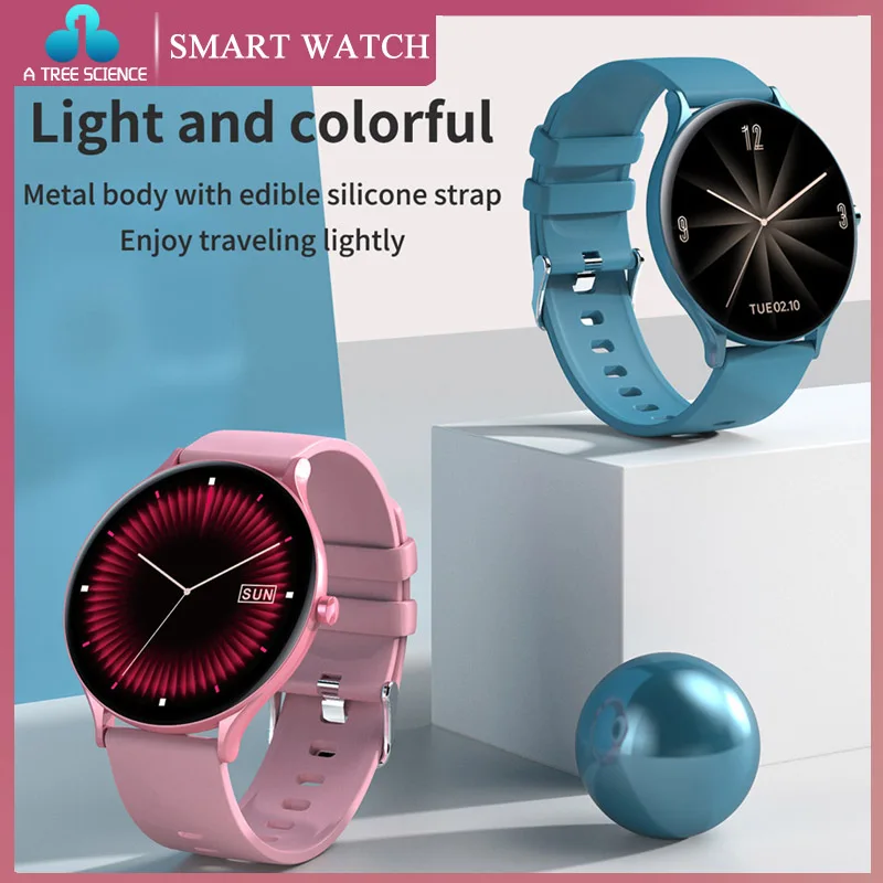 2020 Смарт часы для Android IOS Телефон Мужские Женские сенсорный экран измерение