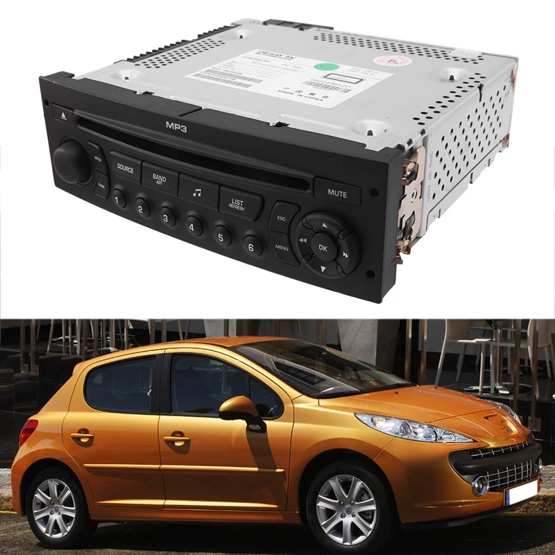 RD43 Car Radio with CD USB Aux MP3 for Peugeot 207 206 307 308 408 807 Citroen C2 C3 C4 C5 C8 | Автомобили и мотоциклы