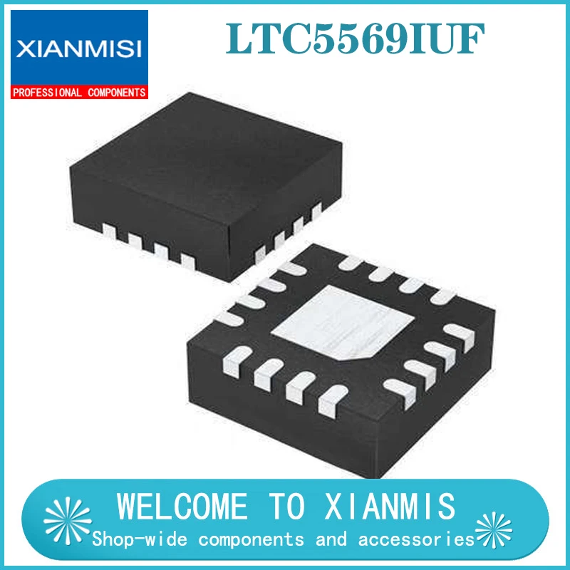 

LTC5569IUF # PBF LTC5569IUF 300MHZ-4GHZ 16QFN