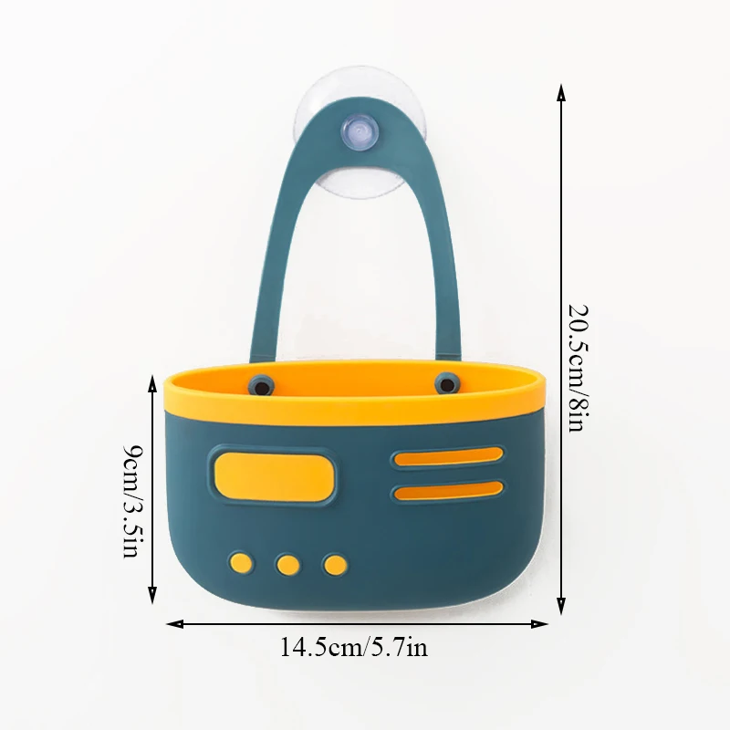 

Drain Rack Kitchen Supplies Sponge Storage Saddle Type Sink Thickened Dual-Purpose Hanging Bag Drain Basket Household Cleaning
