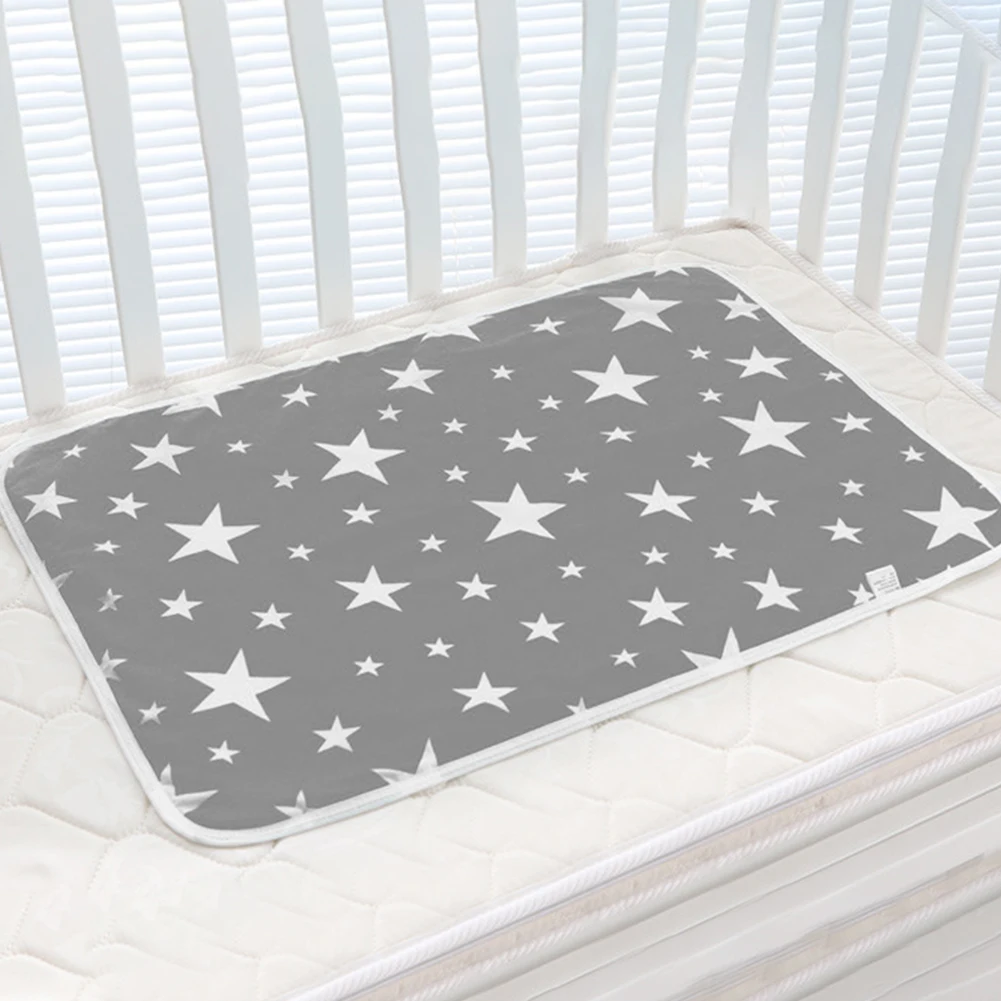

23inch Infant Breathable Diapers Pad Waterproof Changing Mat Washable for Babies and Toddlers Cartoon breathable Nappy