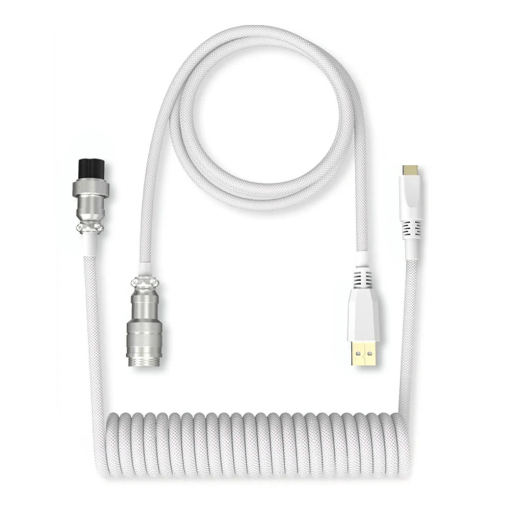 

Проводная Механическая клавиатура авиационный разъем Type-C USB клавиатура Авиатор Декор