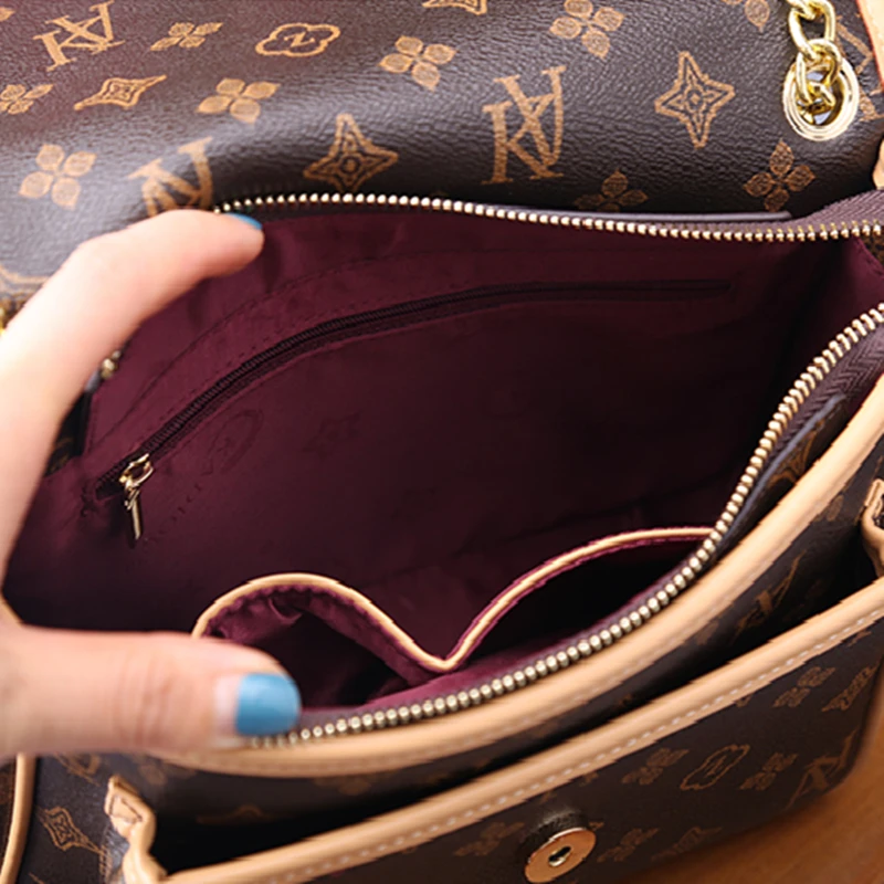 

Luxury Leather Ladies Chain Handbags 2021 New Fashion High-quality Wallets and Handbags, Famous Designer Sac A Main De Luxe Gg