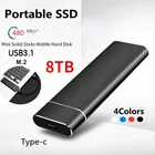 Внешний жесткий диск Ssd Usb 3.1 Type C 500 Гб ТБ 2 ТБ 8 ТБ Портативный твердотельный внешний диск