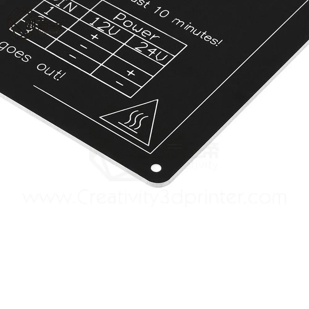 Алюминиевая грелка MK3 12 В/24 В деталь для Reprap Mendel hot HotBed 3D Heatbed фотоэлектрической