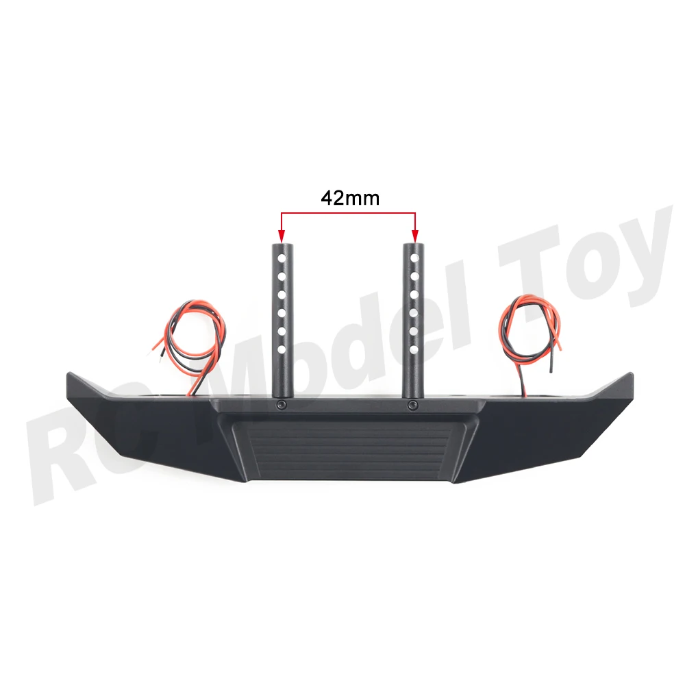 TRX4 металлический передний и задний бампер светодиодный Ной системой освещения