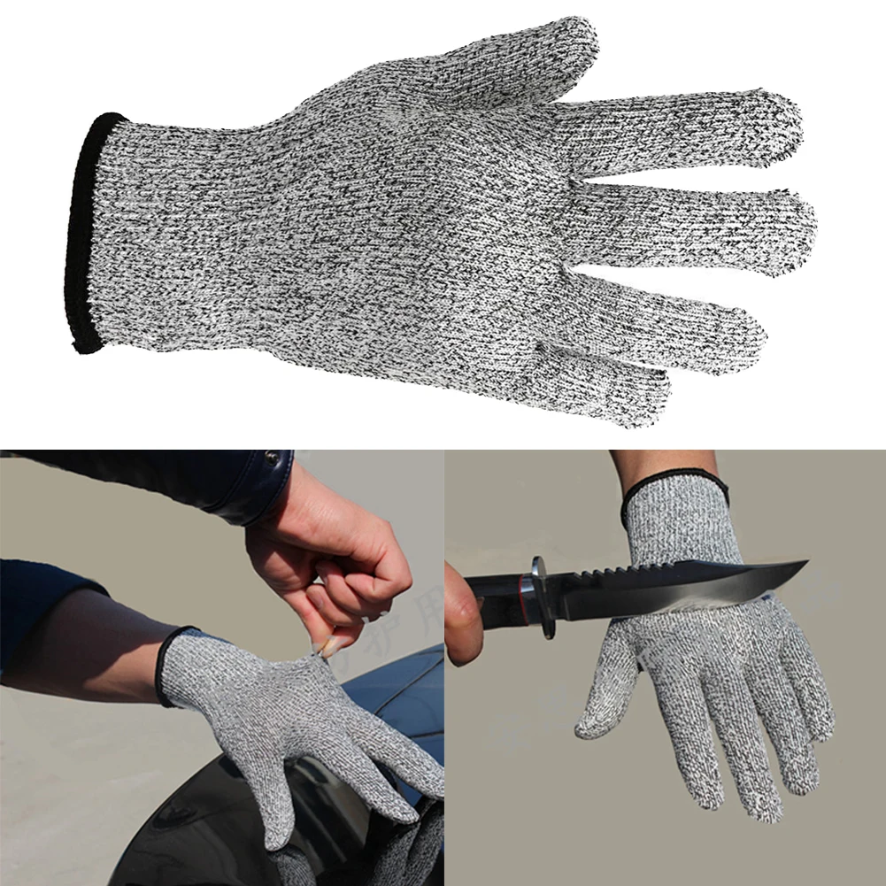 

High-strength Safety Anti Cut Gloves Kitchen Protection Cut Resistant Full Finger Outdoor Fishing Meat Cutting Safety Gloves