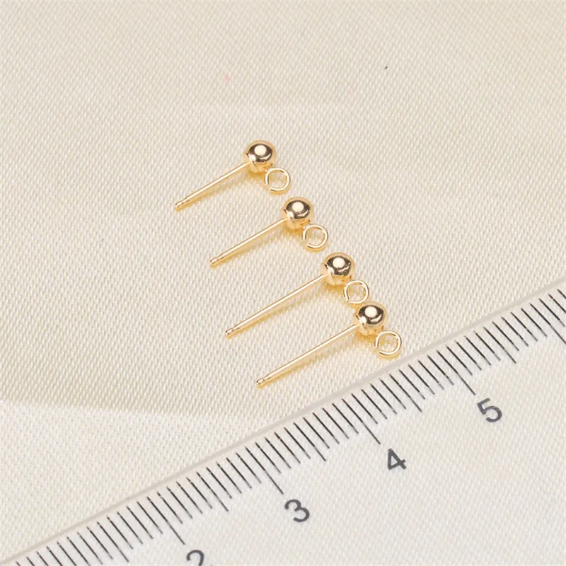 

Genuine 18K Yellow Gold Earrings Ear Hook Ear Line Earring Blank Bracket DIY For Women Earring Jewelry Accessories Bijoux