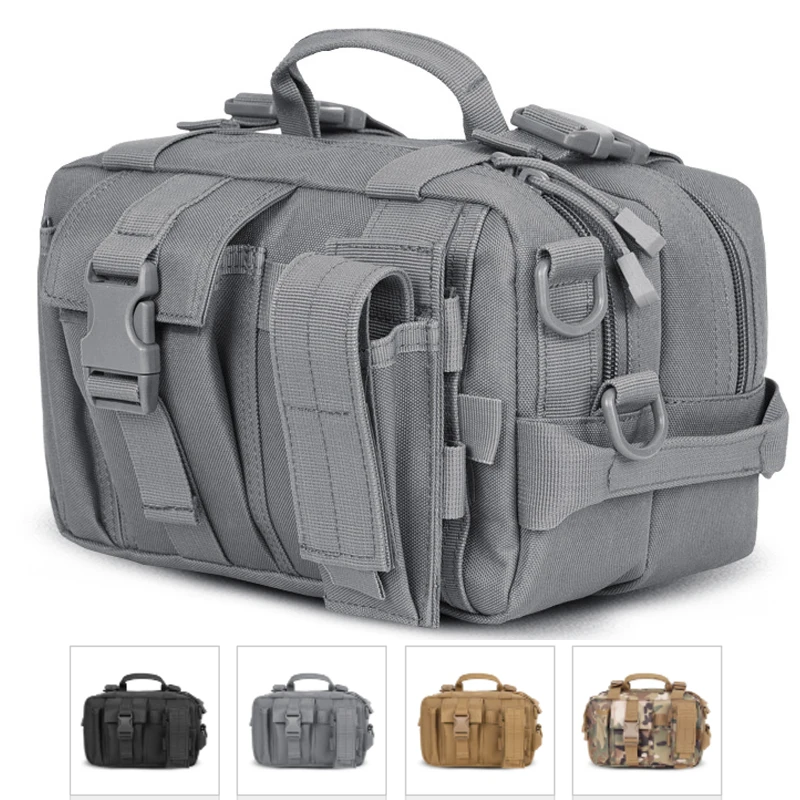 

Men Military Tactical Bag Molle Messenger Shoulder Bags Outdoor Waterproof Male Hunting Camouflage Single Belt Sack Handbags