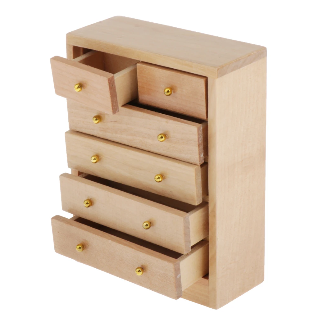 1:12 Кукольный домик мебель игрушечный шкаф с ящиком аксессуары украшение для