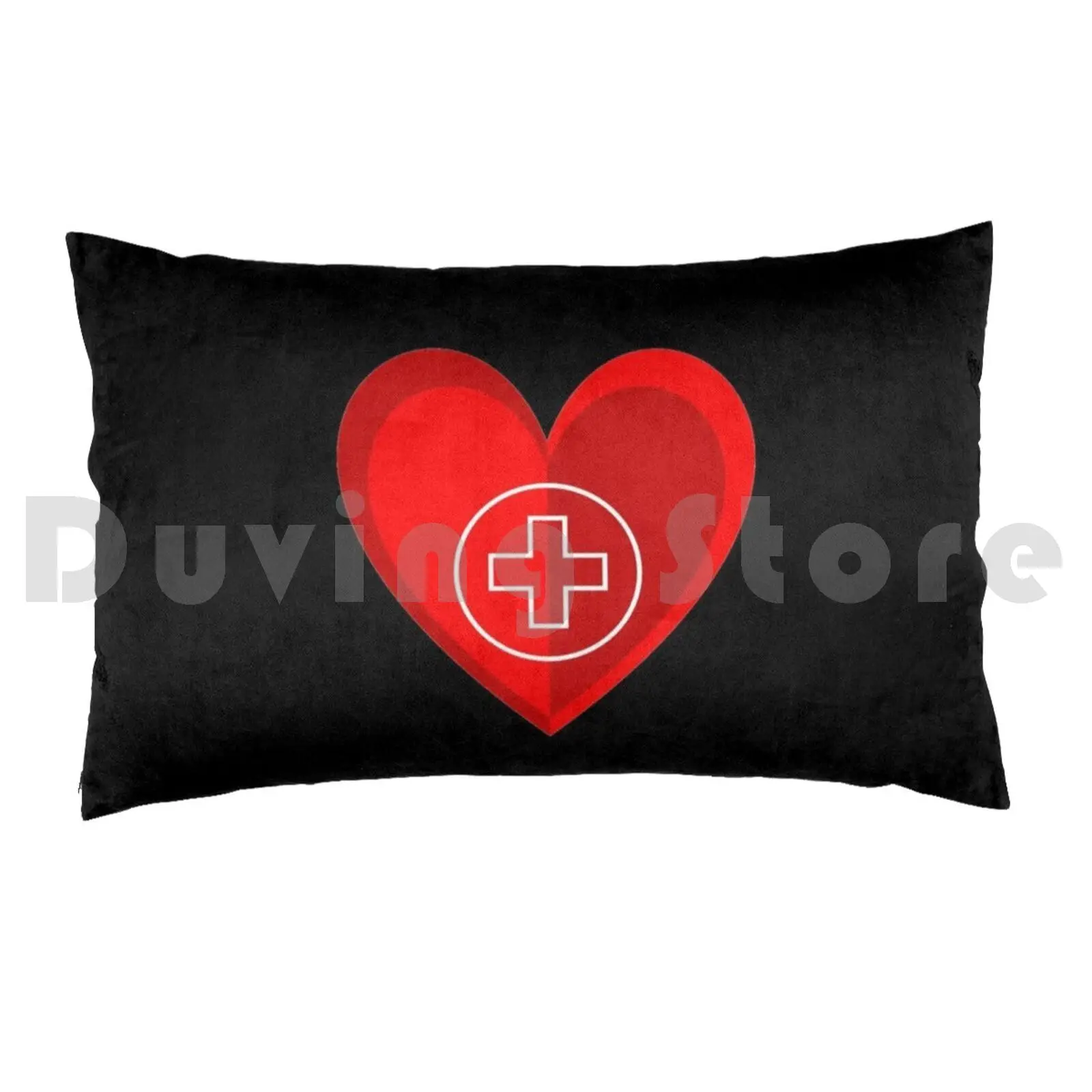 Чехол-Подушка с надписью Love Health медицинская парамедическая травма лица | Дом и