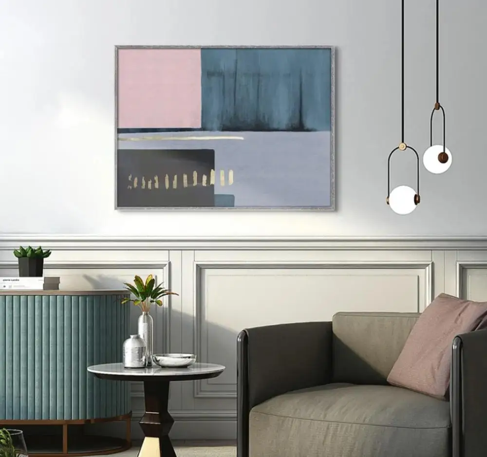 

Abstract Canvas Painting Flower Wall Poster Prints For Living Room Wall Art Retro Decorative Wall Painting No Frame