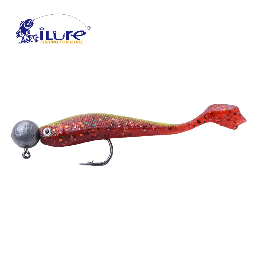 ILure 10 шт./лот крючки станок и Lead Jig Head 3.5g 5g 7g 10g 14g с зазубринами Мягкая приманка