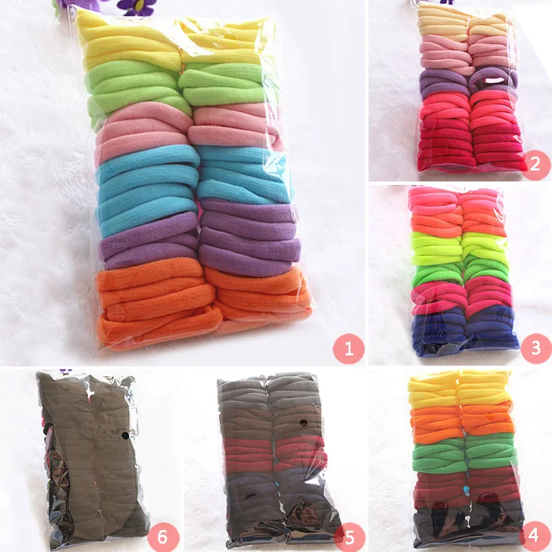 50 шт./компл. женские аксессуары для волос резинки эластичная резинка с повязкой