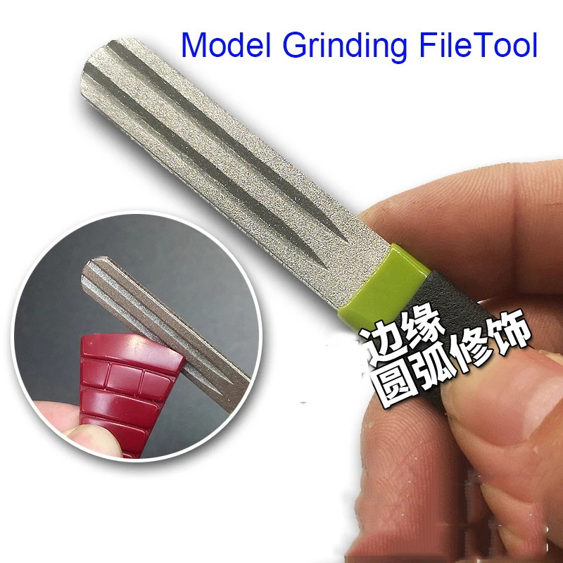 

Gundam Polished Tool Emery Coarse and Fine Mesh Sander Arc Chamfering and Trimming File