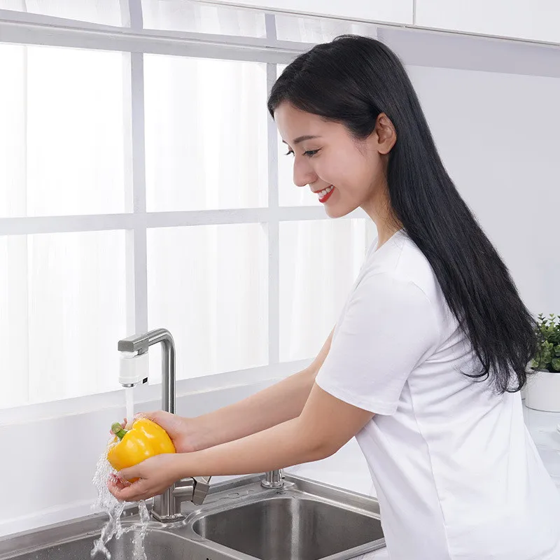 

2 Mode Sink Faucet Smart Sensor Automatic Faucet Motion Sensor Hand Free Adapter Intelligent Water Saver Touchless Faucet Sensor