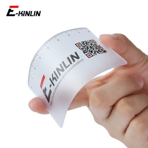 ruler plastic open mobile phone lcd screen disassembly teardown repair pry opening tool scraper measuring business tools card free global shipping