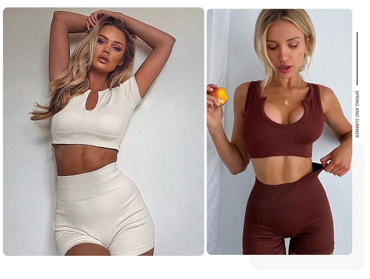 

Yoga Workout Clothes Women Sportswear Fitness Suit Seamless Sport Outfit for Woman Gym Clothing Sportsathletic Wear for Women