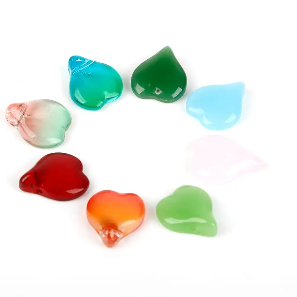 5 шт. стеклянные подвески в виде лепестков цветка вишни 13 х15 мм | Дом и сад