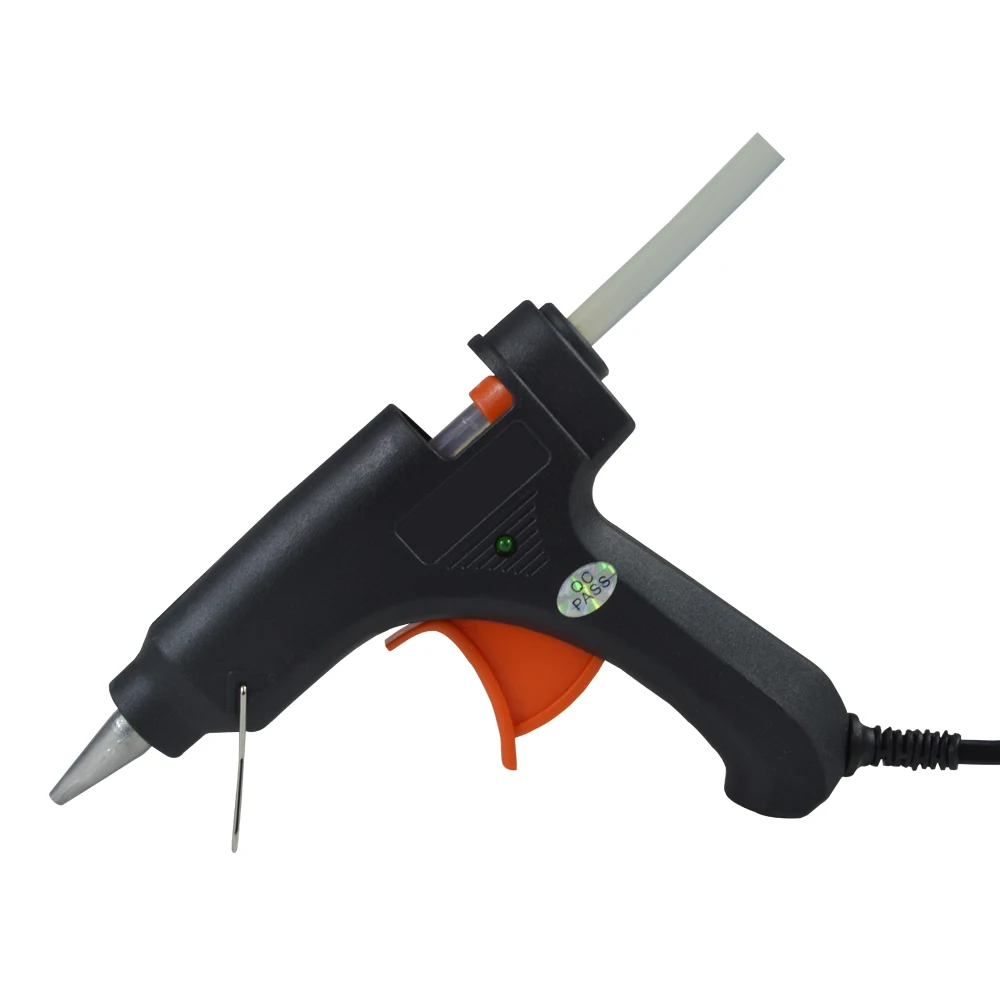 Мини термоклеевой пистолет 20 Вт 7 мм набор для самостоятельного изготовления 5 шт.