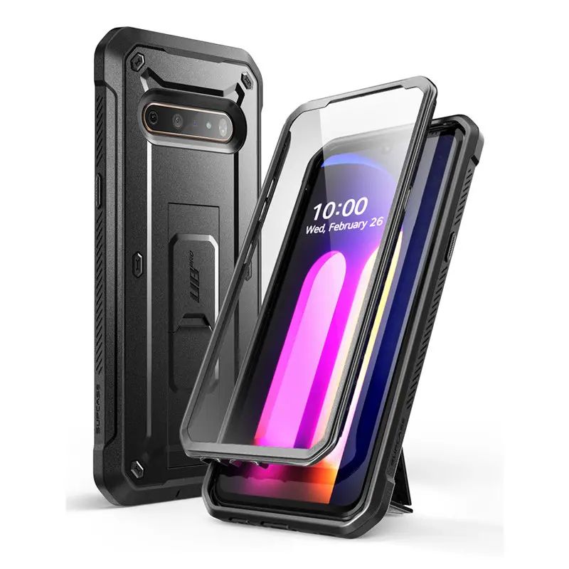 

For LG V60 ThinQ Case (2020) SUPCASE UB Pro Heavy Duty Full-Body Rugged Holster Cover with Built-in Screen Protector & Kickstand