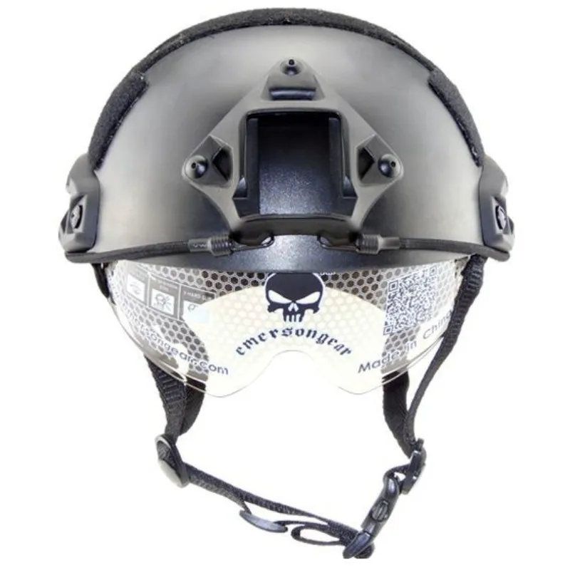 Легкий военный армейский шлем для страйкбола тактический черный военных игр