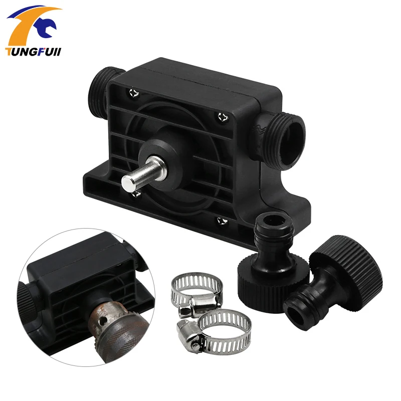 Масляный мини насос мощный самовсасывающий ручной водяной с микро погружным