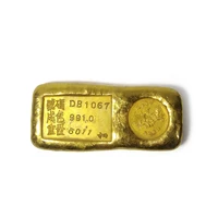 laojunlu imitation antique brass gold ingot dragon gold bar