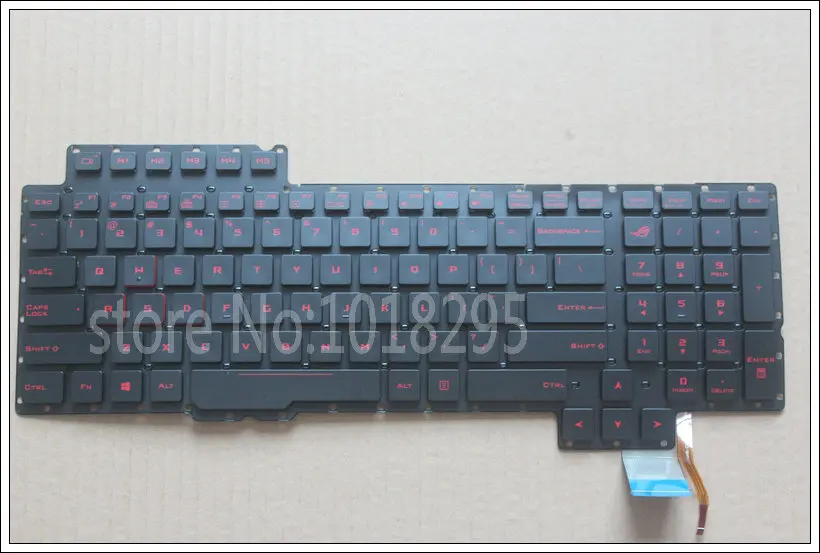 Новая клавиатура US для ноутбука ASUS G752 0KN0-SI1US11 0KNB0-E610US00 V153062AS1 с подсветкой |