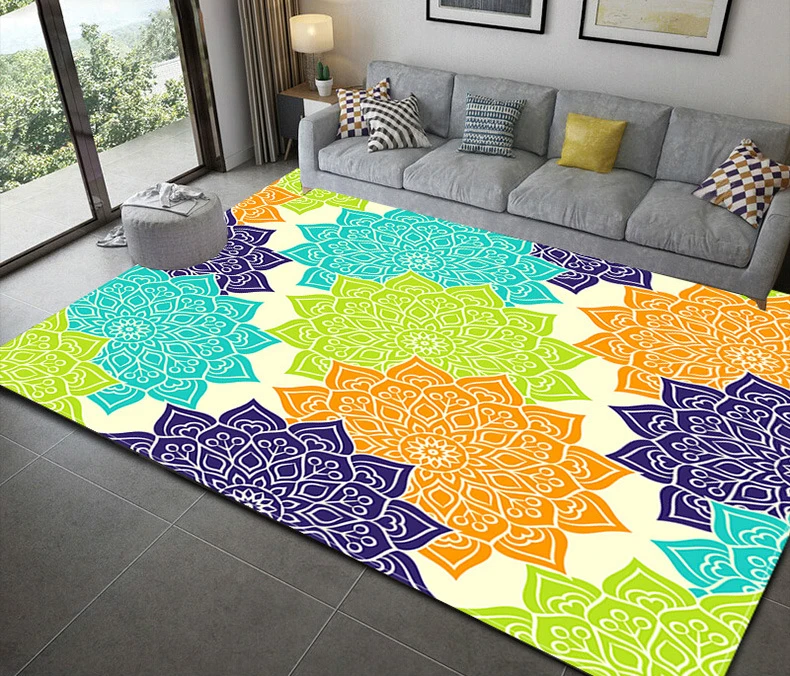 Мультяшный Забавный коврик квадратный Противоскользящий 3D нескользящий для